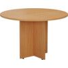 Round Meeting Table, 1100mm, Beech thumbnail-0