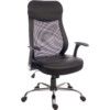 Curve Executive Mesh Backed Chair Black thumbnail-0