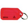 Key Tag, Plastic, Red, 74 x 38mm, Pack of 100 thumbnail-0