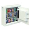 Key Cabinet, 30 Key Capacity, White, Steel, 275 x 295 x 80mm thumbnail-2