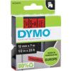 DYMO D1 TAPE 12mm BLACK ON RED 45017 thumbnail-0