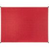 FELT NOTICE BOARD 1200x900mm RED ALUMINIUM TRIM thumbnail-0