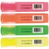 Highlighter, Assorted, 1.0-5.2mm, Chisel Tip, 4 Pack thumbnail-0
