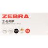 Z-Grip, Ballpoint, Black, Retractable, Medium, 0.7mm, 12 Pack thumbnail-2