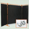 Hinged Heavy Duty Welding Screen With PVC Curtains And Castors thumbnail-0