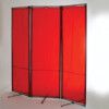 RFFOLD Folding Economy Welding Screen - Concertina Style With PVC Curtain 4x2ft Sections thumbnail-0