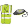 SV-01Y YELLOW SAFETY VEST WITH RECHARGEABLE LED 150 LUMEN thumbnail-0
