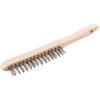 2-ROW STAINLESS STEEL WIRE SCRATCH BRUSH thumbnail-0