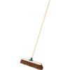 18" Stiff Bassine Broom with 48" Wooden Handle thumbnail-0