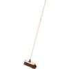 12" Stiff Bassine Broom with 60" Wooden Handle thumbnail-0