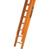 2.36-5.41m, Timber, Triple Section Extension Ladder,  BS 1129 Class 1 thumbnail-0