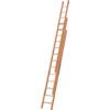 2.36-5.41m, Timber, Triple Section Extension Ladder,  BS 1129 Class 1 thumbnail-2