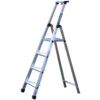 4 x Treads, Aluminium Platform Step Ladder, 1.62m thumbnail-0