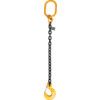 Single Leg, Chain Sling, 7mm x 2m, Safety & Grab Hook, 1.5 Tonne thumbnail-0