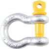 Screw Pin Bow Shackle, 4.75t SWL, With Certificate thumbnail-0