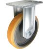 H-Ser' Fixed Plate Castor Cast Iron/Polyurethane 125mm thumbnail-0