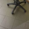 Hard Floor Chair Mat Flat Square Shape 0.9m x 1.2m thumbnail-0