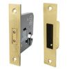 No.5014 Electro Brassed Cylinder Mortice Deadlock - 63mm thumbnail-0