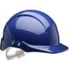 Concept, Safety Helmet, Blue, ABS, Vented, Full Peak, Includes Side Slots thumbnail-0