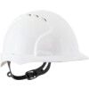 EVO®3, Safety Helmet, White, HDPE, Vented, Standard Peak, Includes Side Slots thumbnail-0