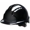 EVO®3, Safety Helmet, Black, HDPE, Vented, Standard Peak, Includes Side Slots thumbnail-0