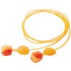 Reusable Ear Plugs, Corded, Not Detectable, Pod, 28dB, Orange/Yellow, Foam, Pk-100 Pairs thumbnail-0
