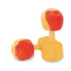 Reusable Ear Plugs, Uncorded, Not Detectable, Pod, 28dB, Orange/Yellow, TPE, Pk-100 Pairs thumbnail-0