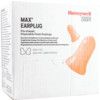 Max, Disposable Ear Plugs, Uncorded, Not Detectable, Flared Bullet, 37dB, Orange, Foam, Pk-200 Pairs thumbnail-2