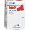 Max, Refill Pack for Dispenser, Uncorded, Not Detectable, Flared Bullet, 37dB, Orange, Foam, Pk-500 Pairs thumbnail-0