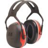 Ear Defenders, Over-the-Head, No Communication Feature, Dielectric, Black/Red Cups thumbnail-0