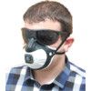 FilterSpec Disposable Mask, Valved, Black, FFP3, Filters Mist, Pack of 1 thumbnail-0