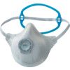Disposable Mask, Valved, White/Blue, FFP2, Filters Mist/Acid Gas/Dust, Pack of 20 thumbnail-0