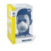 Disposable Mask, Valved, White/Yellow/Grey, FFP3, Filters Dust/Mist, Pack of 5 thumbnail-2