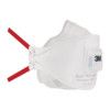 Aura Gen3 9322+ Disposable Mask, Valved, White/Red, FFP3, Filters Dust/Particulate, Pack of 10 thumbnail-1