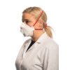 Aura Gen3 9322+ Disposable Mask, Valved, White/Red, FFP3, Filters Dust/Particulate, Pack of 10 thumbnail-4