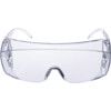 Safety Glasses, Clear Lens, Wraparound, Clear Frame, Impact-resistant thumbnail-0