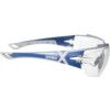 Pheos CX2, Safety Glasses, Clear Lens, Half-Frame, Blue/Grey Frame, Anti-Fog/Chemical Splash-resistant/Scratch-resistant thumbnail-1