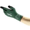 11-842 HyFlex® Mechanical Hazard Gloves, Green/Black, Nylon Liner, Nitrile Coating, EN388: 2016, 4, 1, 3, 1, A, Size 10 thumbnail-1