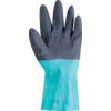 58-270 Alphatec Chemical Resistant Gloves, Black/Green, Nitrile, Nylon Liner, Size 11 thumbnail-2