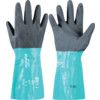 58-535W Alphatec Chemical Resistant Gloves, Black/Green, Nitrile, Acrylic Liner, Size 8 thumbnail-0