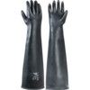 Alphatec, Chemical Resistant Gloves, Black, Latex, Size 8 thumbnail-0