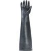 87-108 Alphatec Chemical Resistant Gloves, Black, Latex, Size 7 thumbnail-2