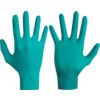 TouchNTuff 92-600 Disposable Gloves, Green, Nitrile, 4.7mil Thickness, Powder Free, Size 7, Pack of 100 thumbnail-0