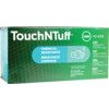TouchNTuff 92-600 Disposable Gloves, Green, Nitrile, 4.7mil Thickness, Powder Free, Size 7, Pack of 100 thumbnail-3