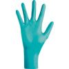 TouchNTuff 92-605 Disposable Gloves, Green, Nitrile, 4.7mil Thickness, Powder Free, Size 9, Pack of 100 thumbnail-2