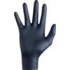 Microflex 93-852 Disposable Gloves, Black, Nitrile, 4.7mil Thickness, Powder Free, Size 8, Pack of 100 thumbnail-1