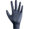 Microflex 93-852 Disposable Gloves, Black, Nitrile, 4.7mil Thickness, Powder Free, Size 9, Pack of 100 thumbnail-2