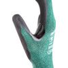 MaxiFlex, Cut Resistant Gloves, Black/Green, EN388: 2016, 4, 3, 3, 1, B, NBR Palm, Spandex/UHMWPE-Glass-Nylon, Size 10 thumbnail-3