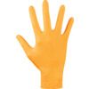 7181 Disposable Gloves, Orange, Nitrile, 7mil Thickness, Powder Free, Size 11, Pack of 100 thumbnail-1