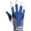 113 Tegera® Mechanical Hazard Gloves, Black/Blue/Grey/White, Unlined, Leather Coating, EN388: 2016, 2, 1, 1, 2, X, Size 8 thumbnail-1